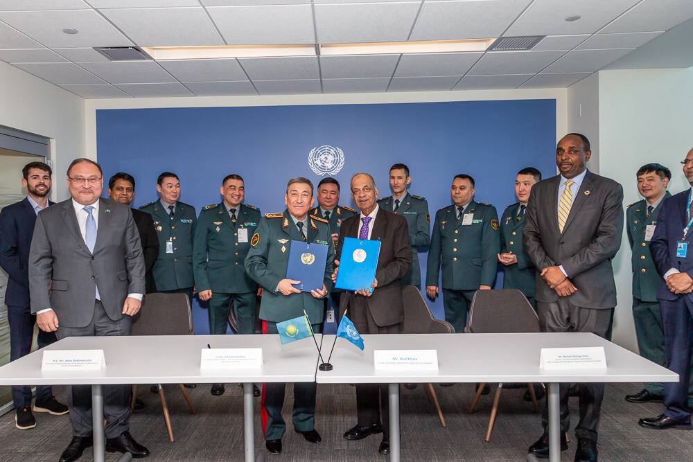 Делегация Министерства обороны РК посетила штаб-квартиру ООН