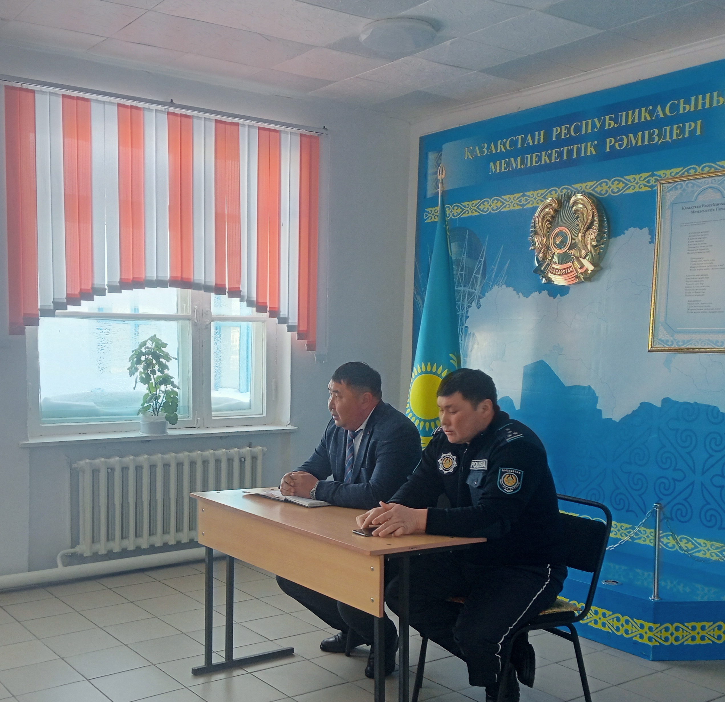 Встреча акима Каратальского сельского округа перед населением