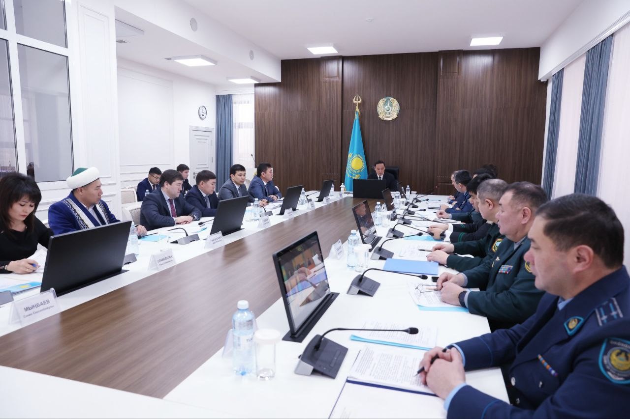 В Жамбылской области проведено заседание Антитеррористической комиссии