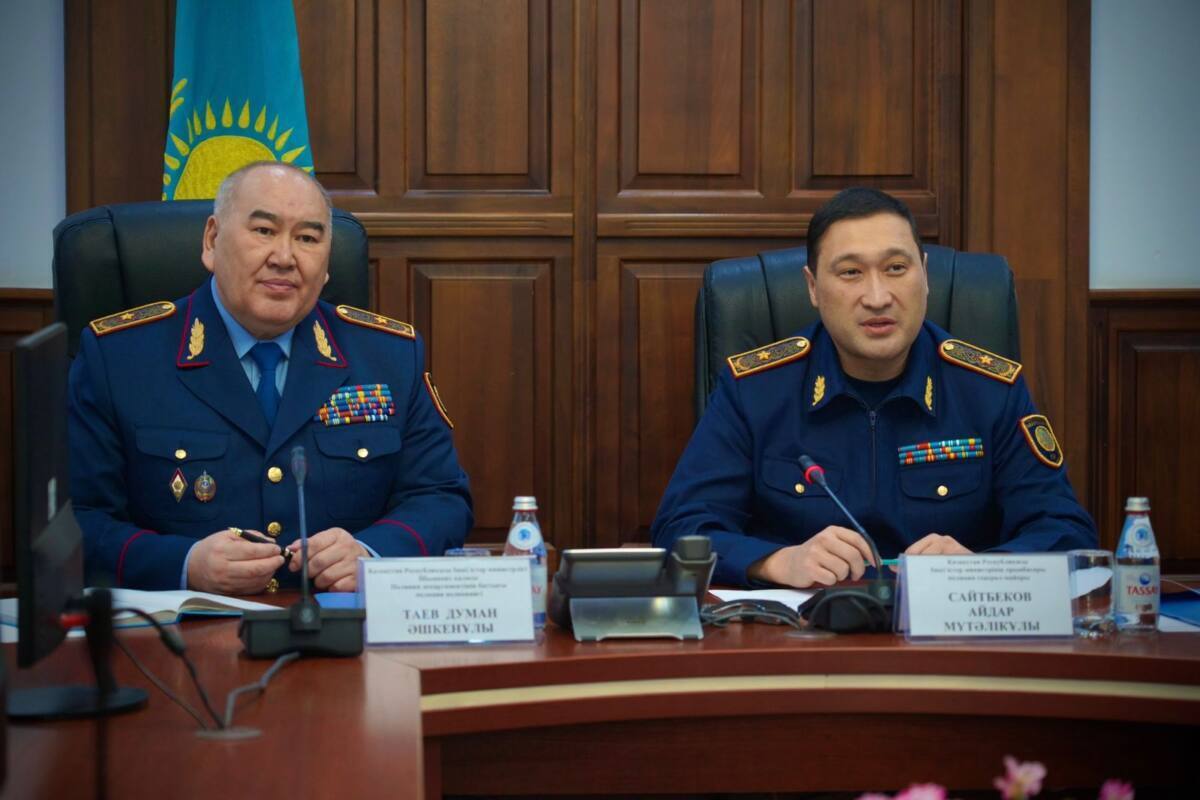Заместитель министра внутренних дел посетил с рабочим визитом Шымкент