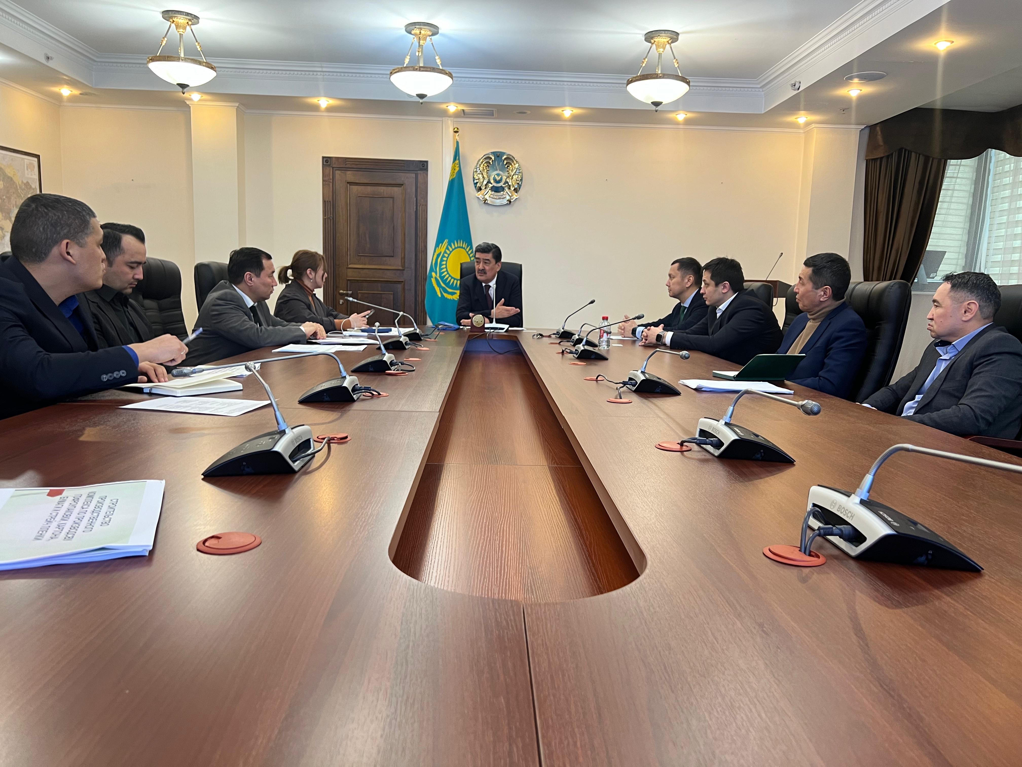 Встреча с членами Ассоциацией переработчиков вторичного сырья Казахстана