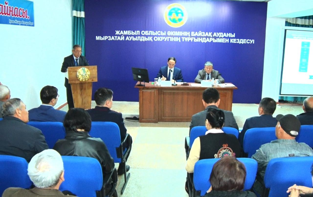 Приезд акима Жамбылской области