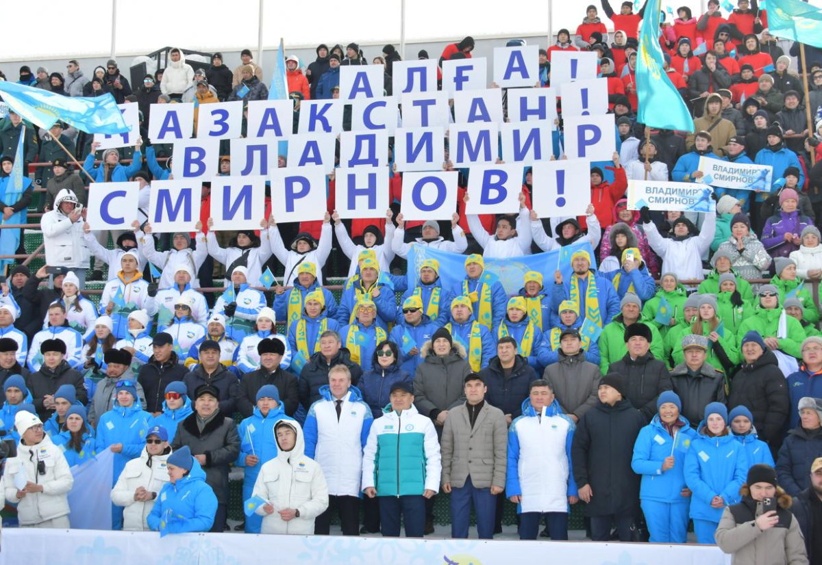 В Акмолинской области отметили   лыжным забегом медаль Смирнова