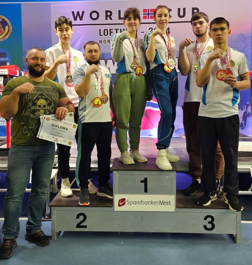 Акмолинцы выиграли Кубок мира по армрестлингу  в Норвегии