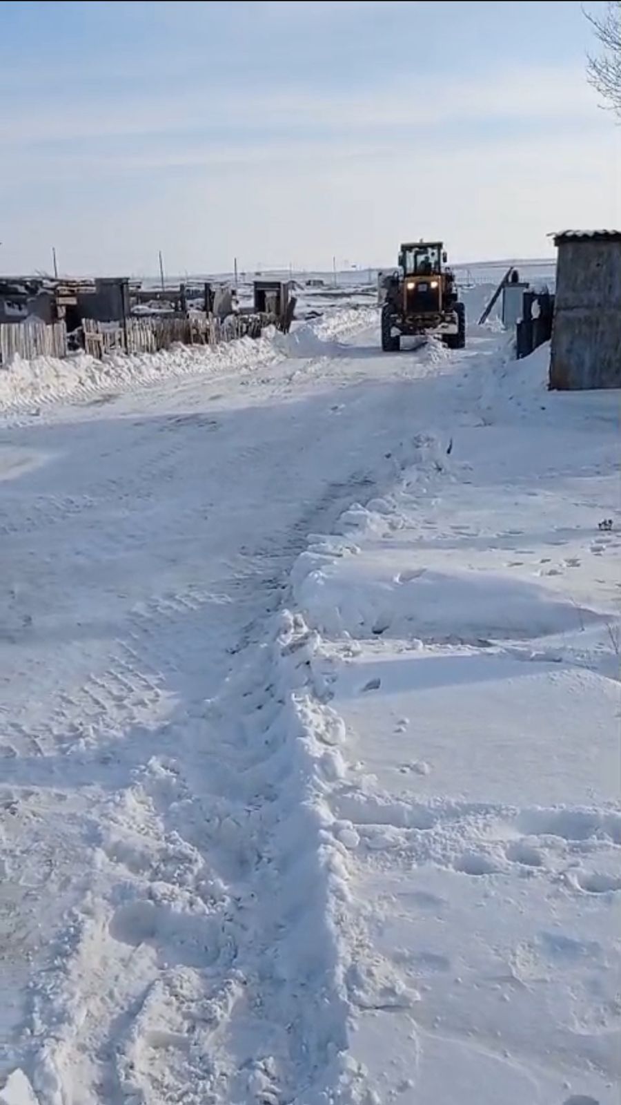 Очистка населенного пункта от снега