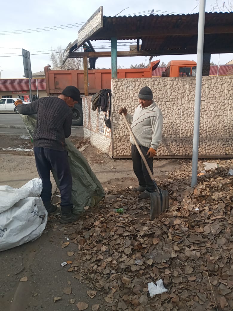 Cleaning work has started in Shonzhi rural district