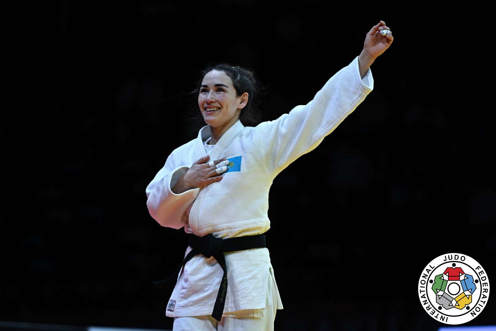 Абиба Абужакынова в финале "Большого шлема" в Ташкенте