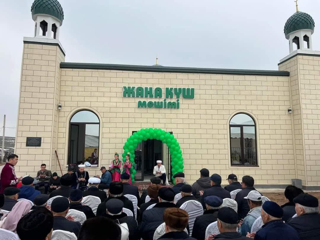 ТУРКЕСТАН: В ТОЛЕБИ В ПРЕДДВЕРИИ МЕСЯЦА РАМАДАН ОТКРЫЛАСЬ НОВАЯ МЕЧЕТЬ