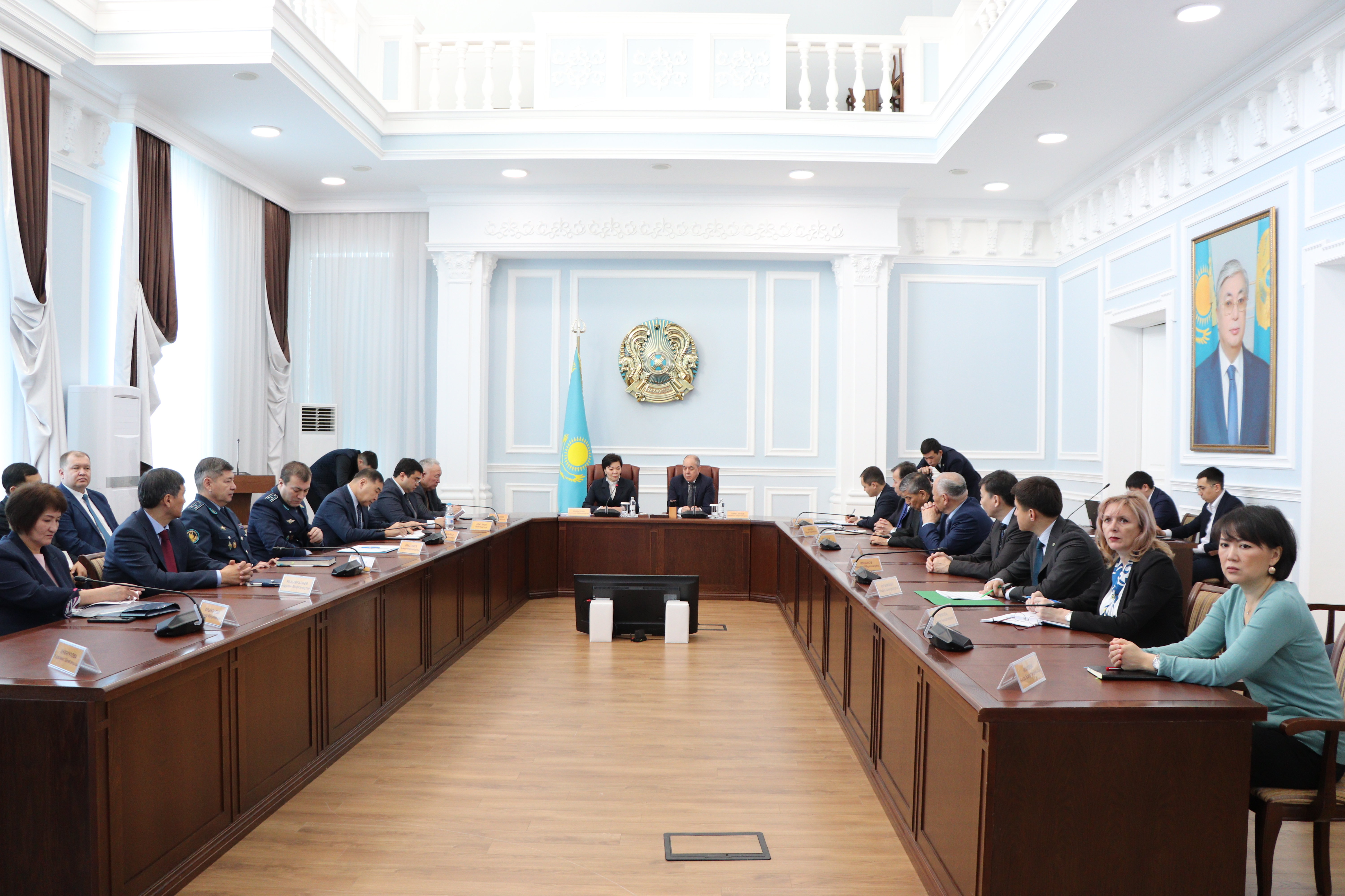 С. Жақыпова Батыс Қазақстан облысының әкімі және активімен кездесу өткізді