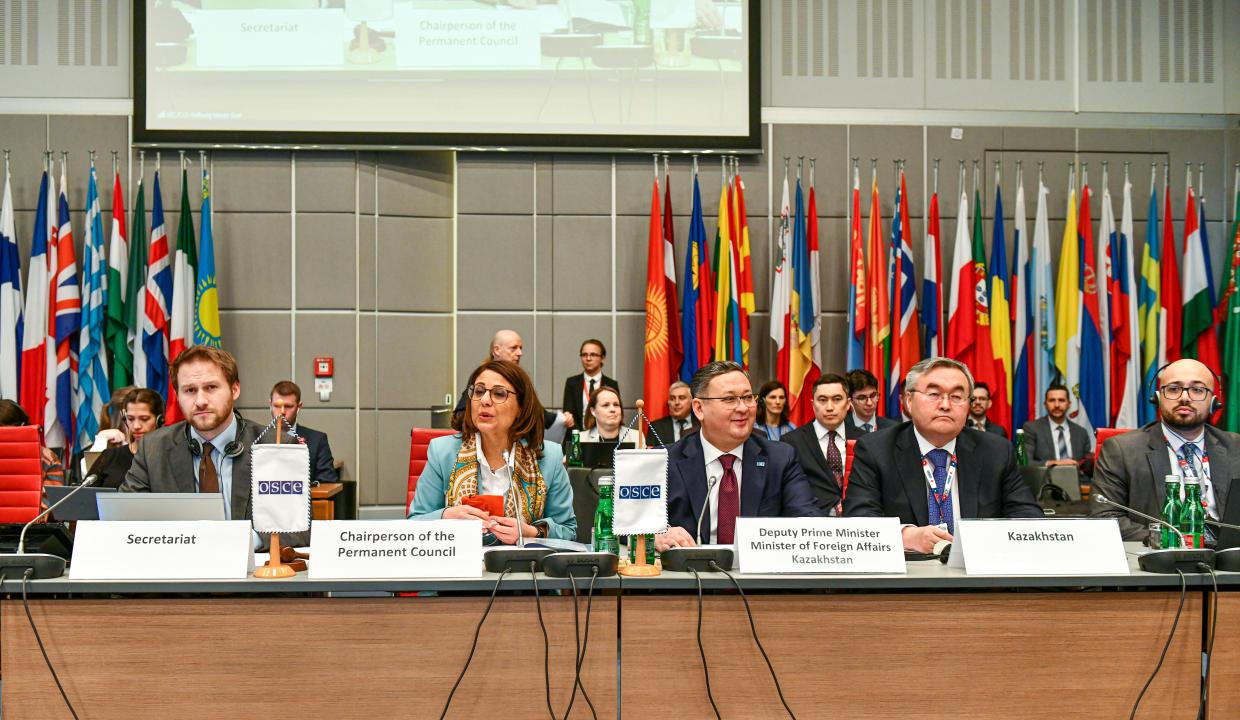 Kazakh Foreign Minister Took Part in OSCE Permanent Council Meeting
