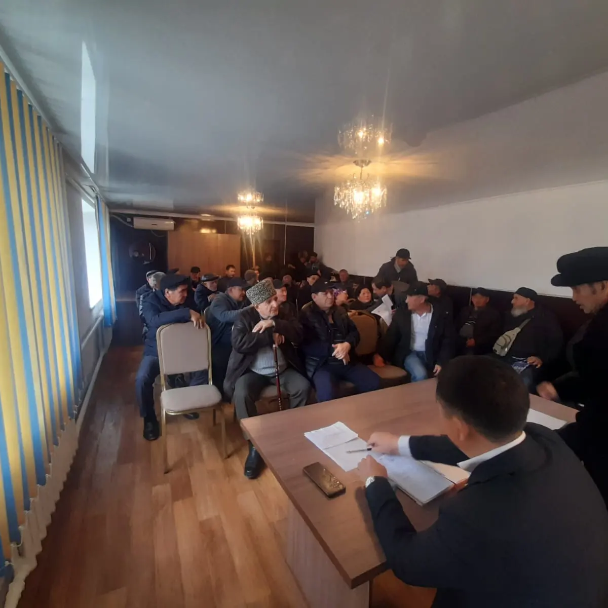 2024 жылдың 14 наурыз күні ауыл тұрғындарымен  жиналыс өткізілді