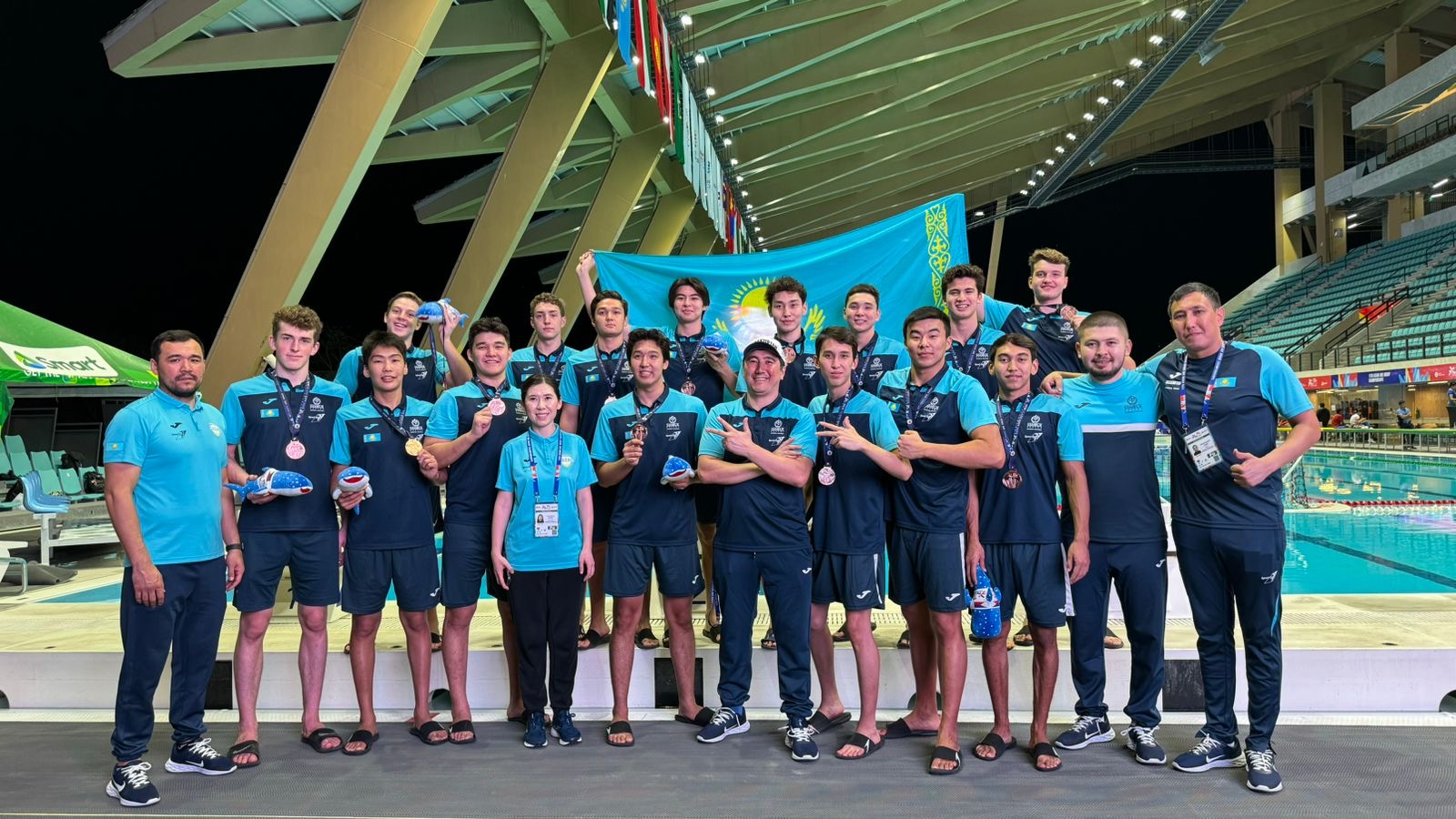 Карагандинцы стали призерами чемпионата Азии по водному поло!