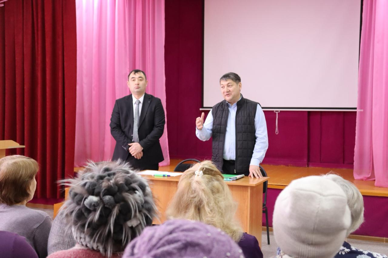 Встреча акима Айыртауского района Бекшенова Е.М. с населением сел Гусаковка и Корсаковка