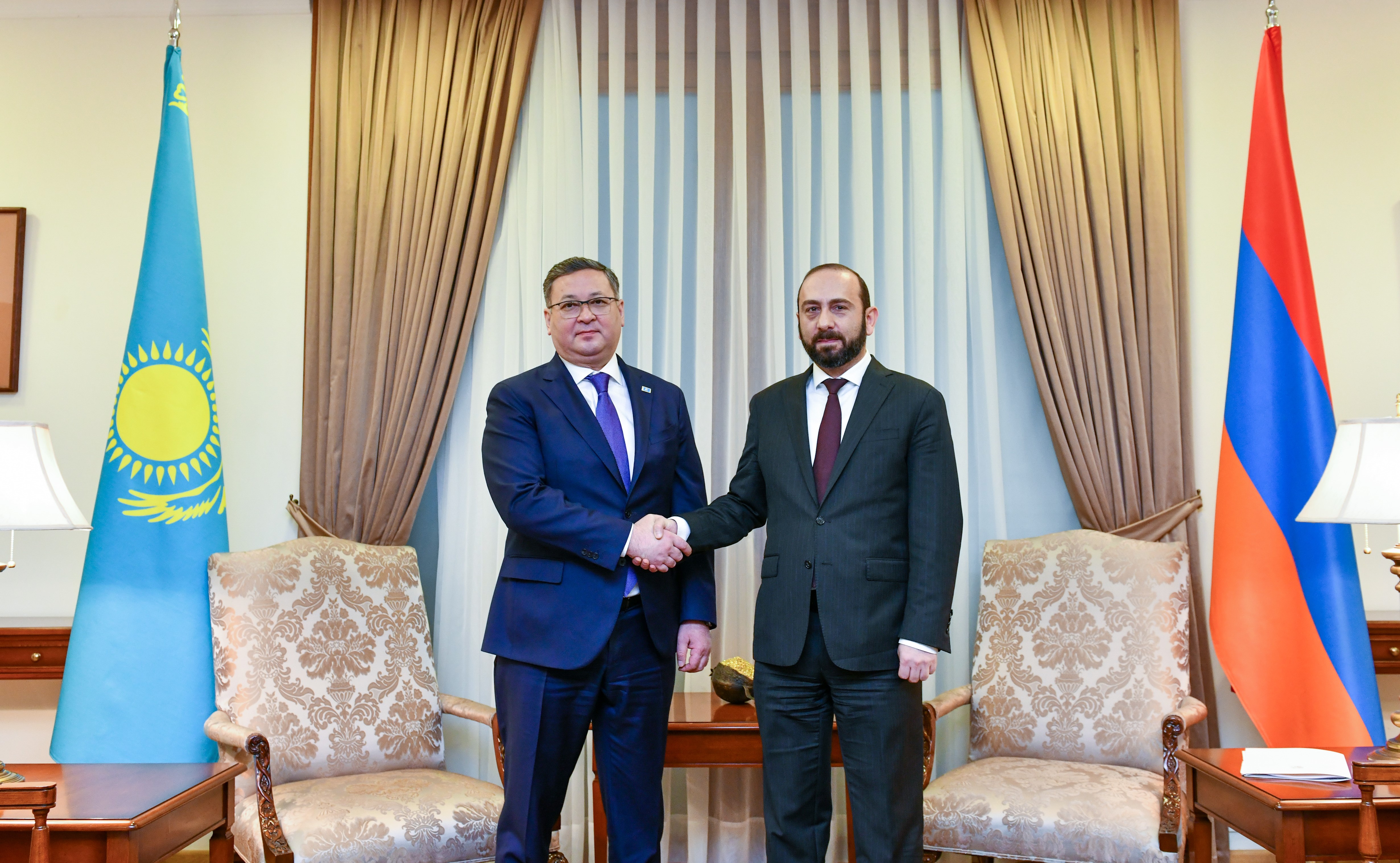 Minister of Foreign Affairs of Kazakhstan Paid a Working Visit to Armenia