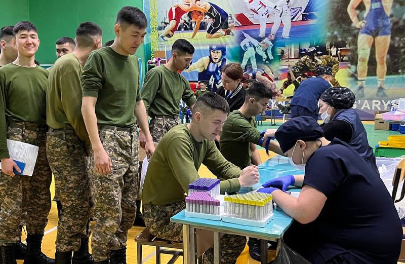 Курсанты военного института приняли участие  в донорской акции