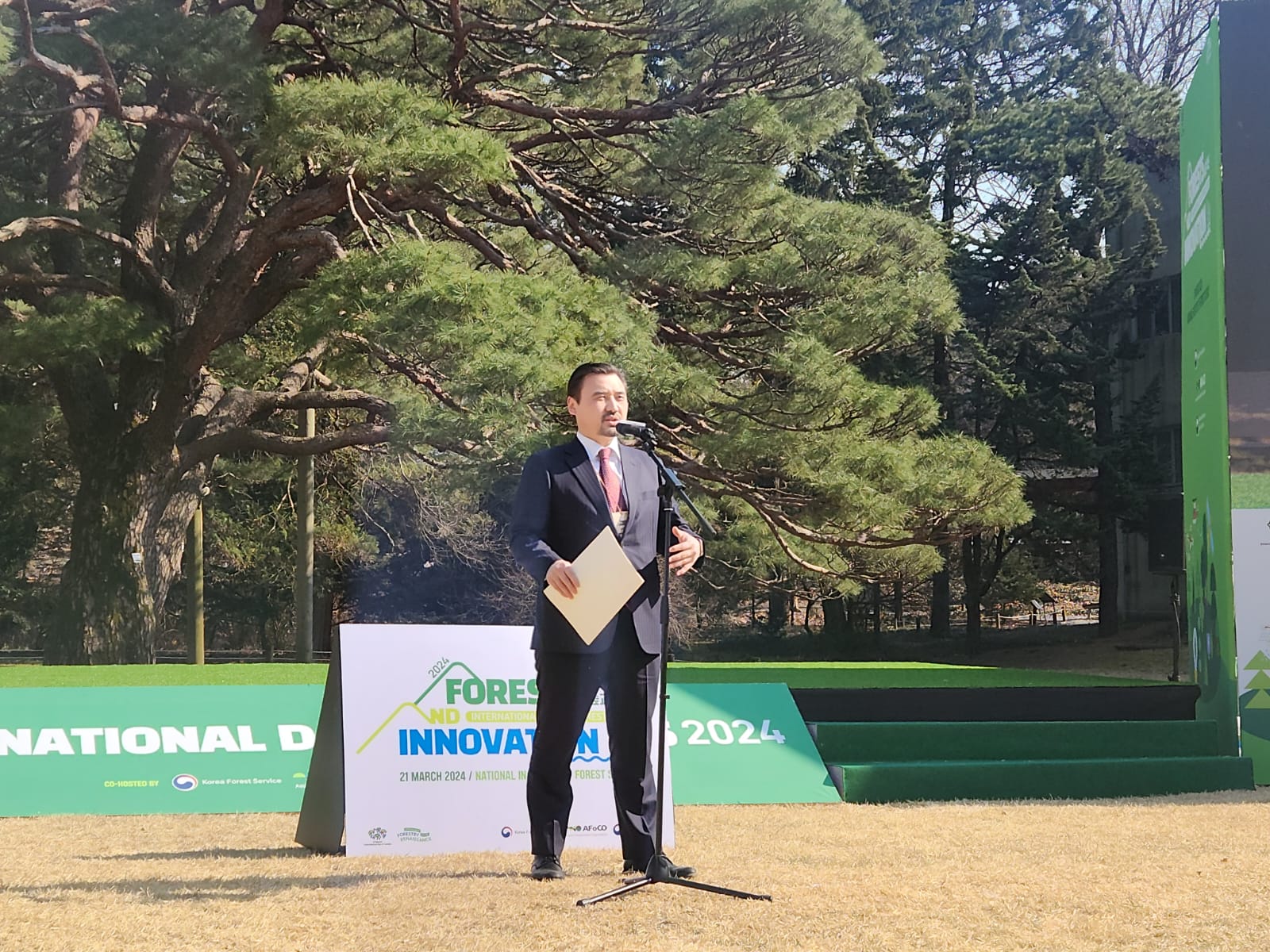 Remarks by Ambassador Nurgali Arystanov at the event “Forest and Innovation - New Solutions for a Better World” (March 21, 2024, Seoul)