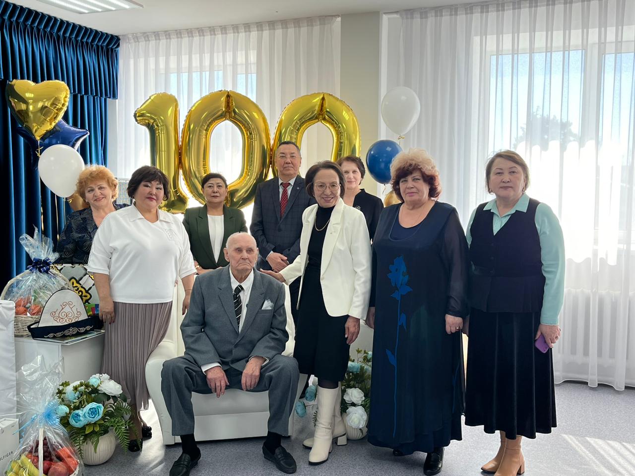 We celebrated the 100th anniversary of the patron of the center for the provision of special social services in Shchuchinsk, Friz Ivan Ivanovich