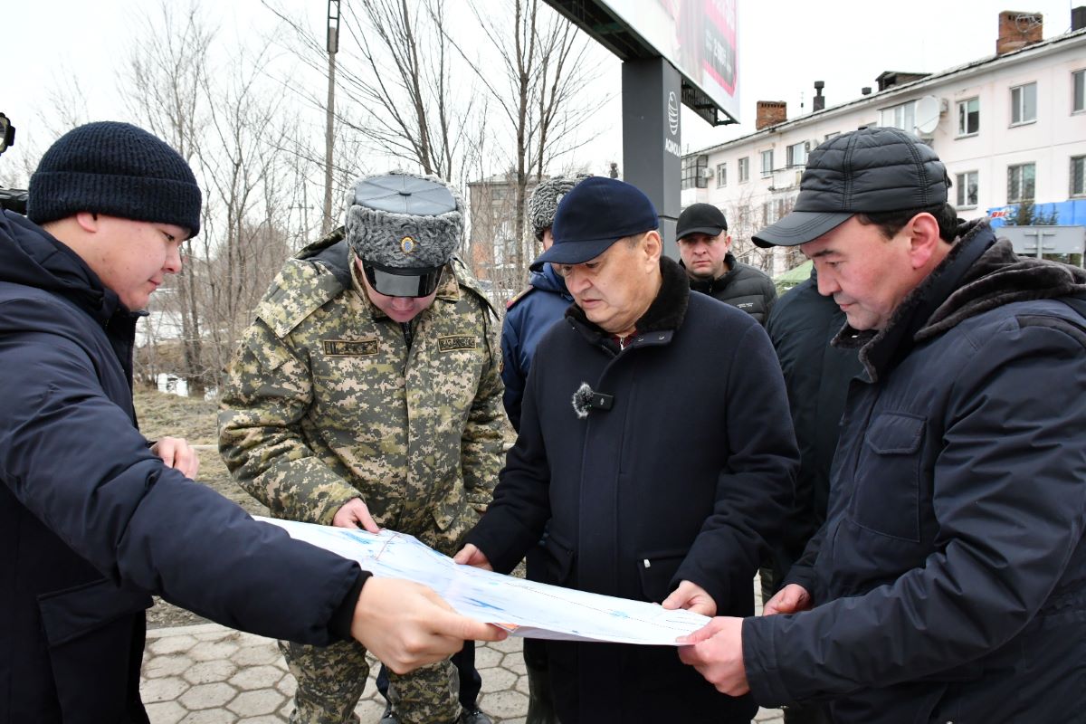 В Кокшетау в реке Кылшакты снизился уровень воды