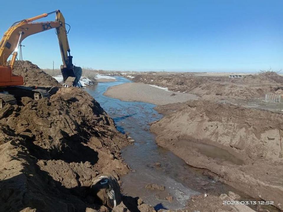 Паводковая обстановка в Карагандинской области на 11.00 30 марта