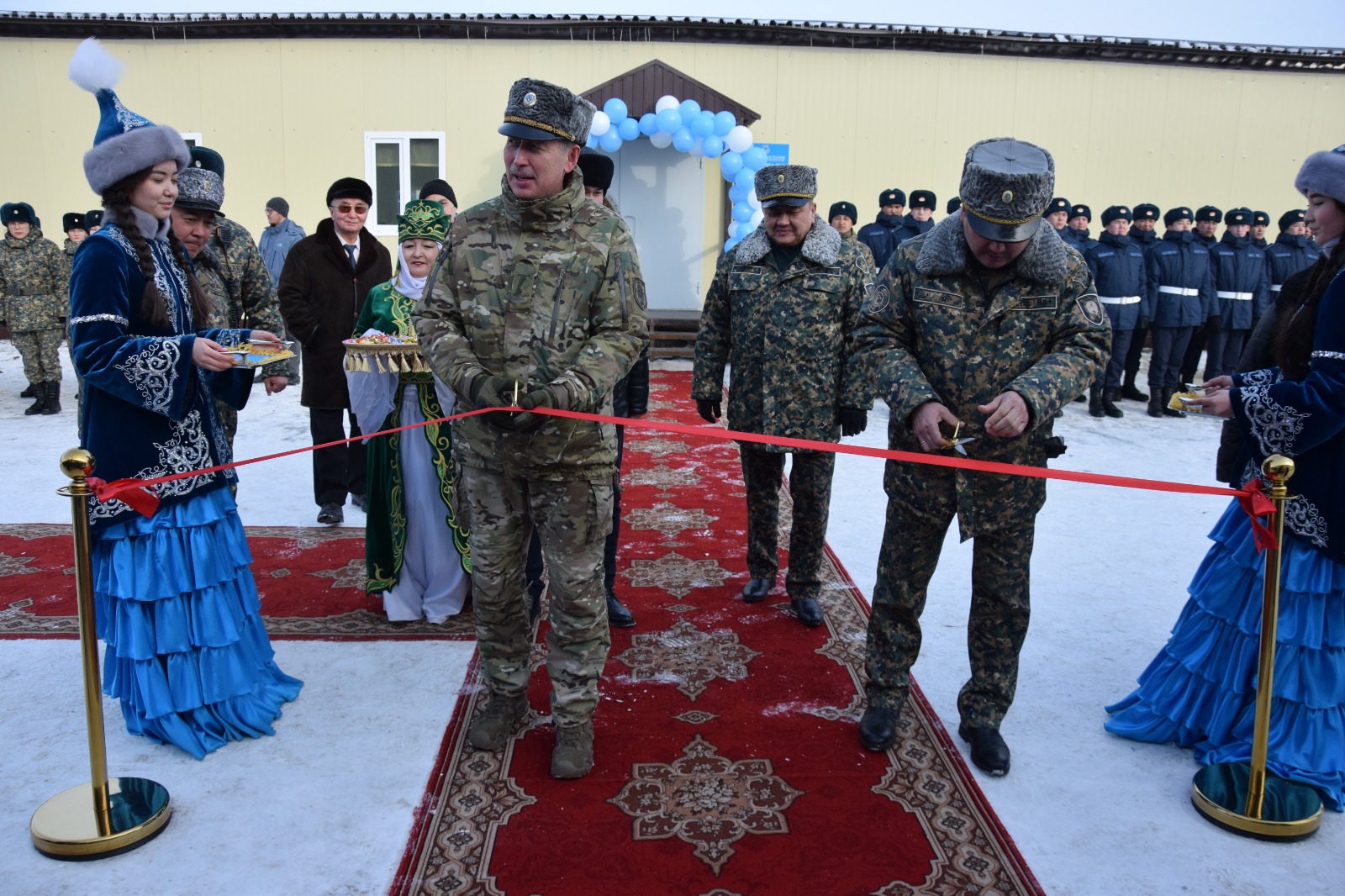 В Павлодаре были открыты модульные казармы Национальной гвардии
