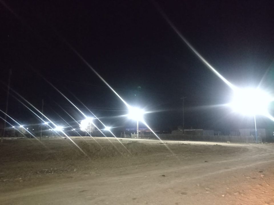 Жаңа ауыл ауылында көшені жарықтандыру жұмыстары