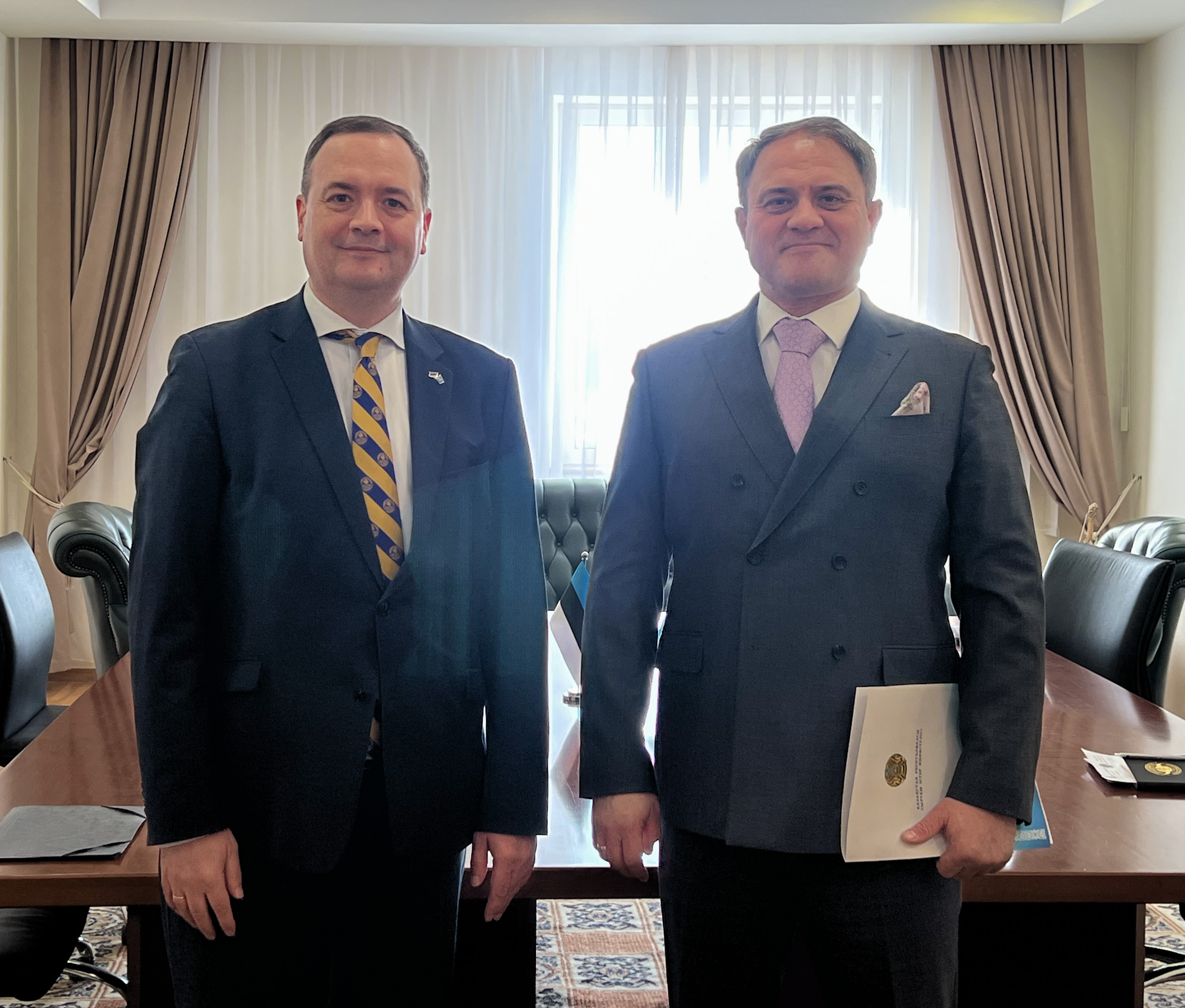 Казахстан и Эстония подтверждают приверженность  дальнейшему укреплению партнерства