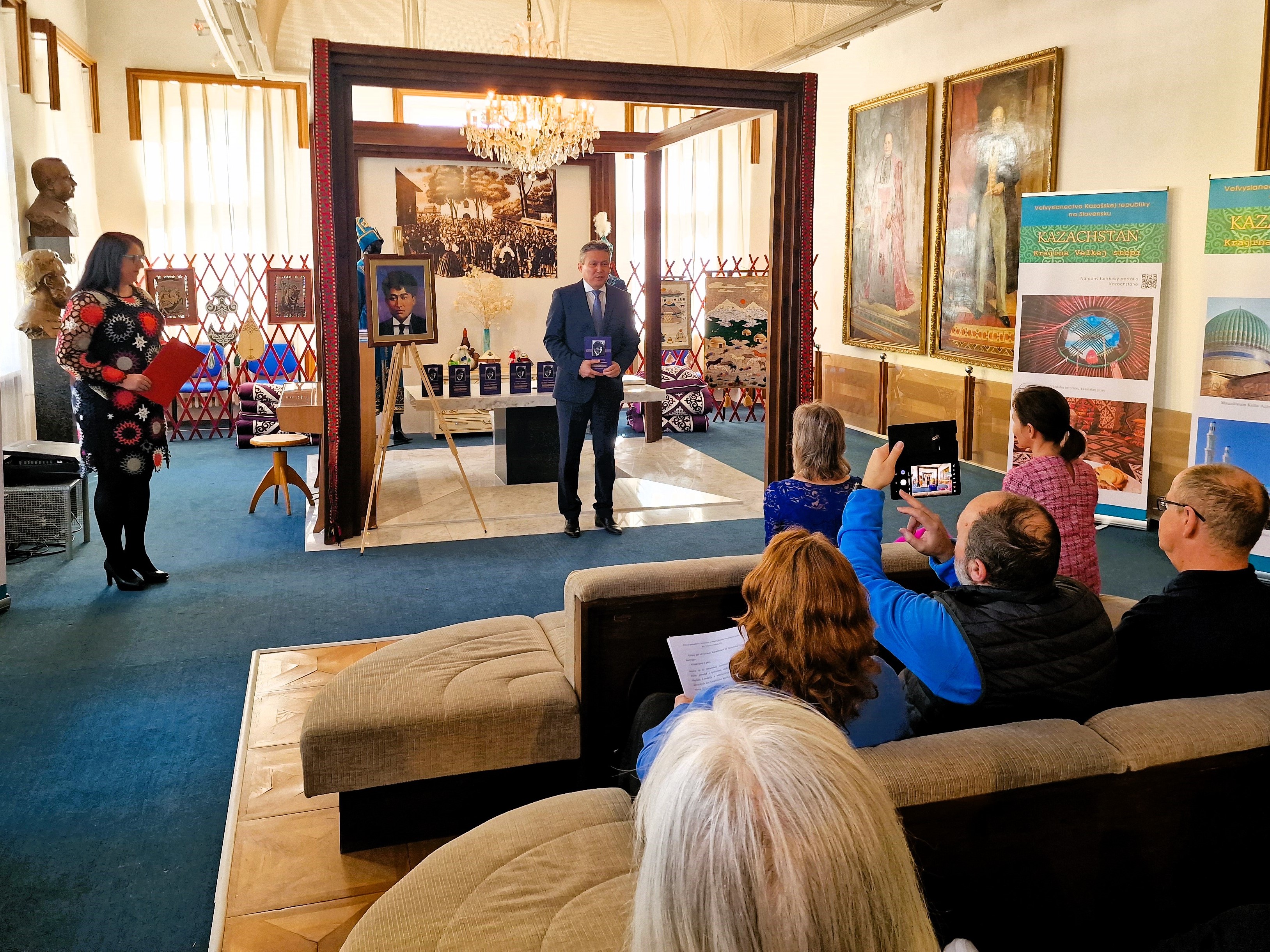 Presentation of a collection of poems by Magzhan Zhumabay at the National Library of Slovakia