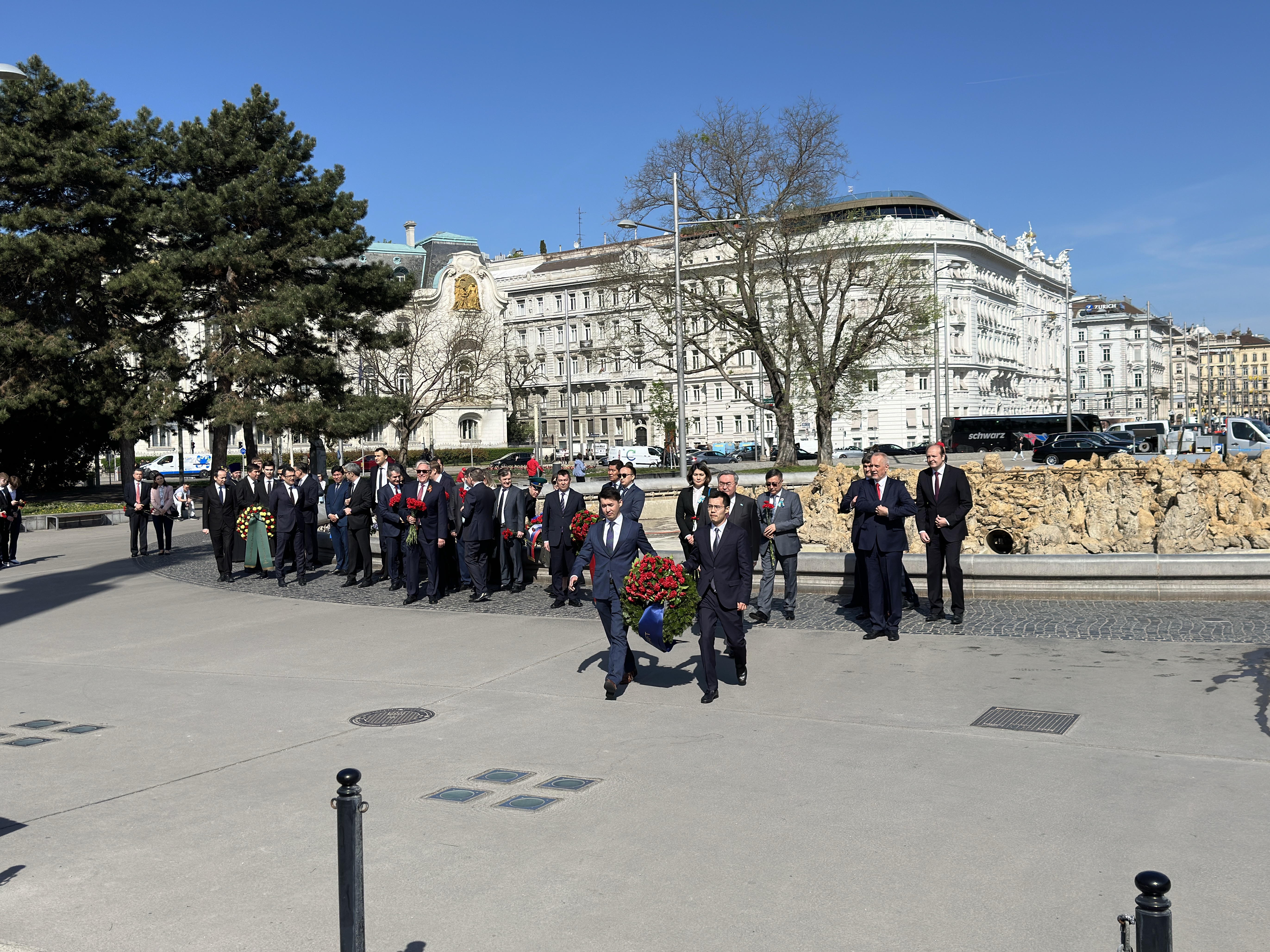 Das Gedenken an sowjetische Soldaten in Wien, die die Stadt befreit haben