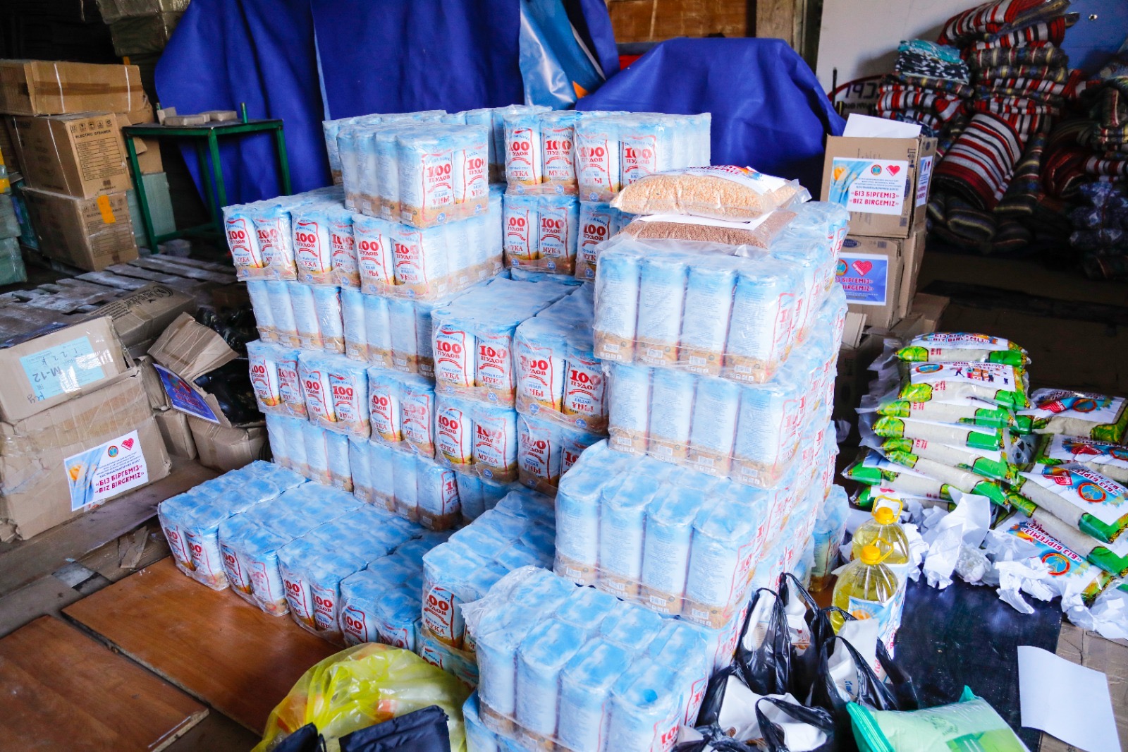 Астанчане направили порядка 1 тыс. тонн гуманитарной помощи пострадавшим от паводков