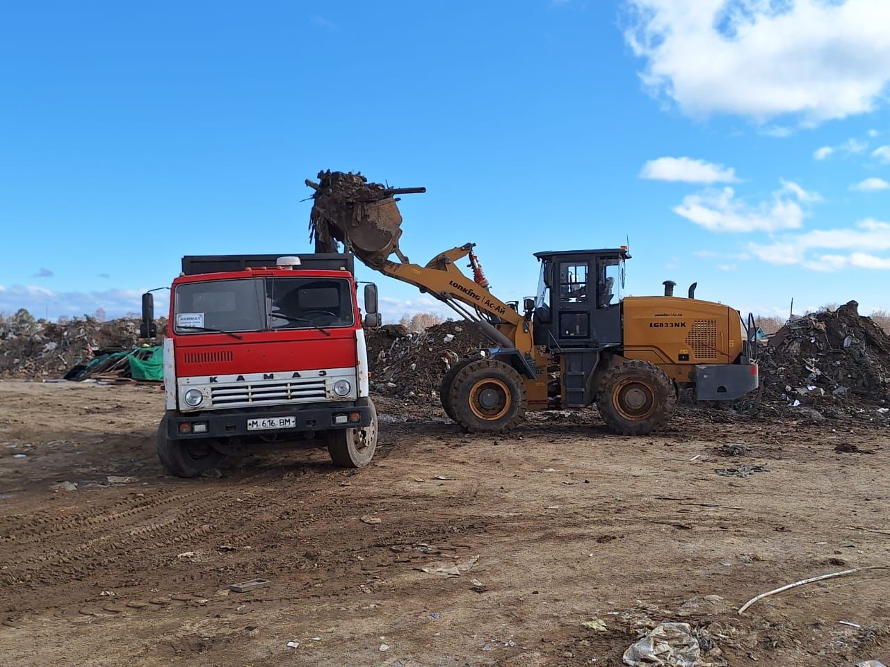 Астанадағы рұқсат етілмеген қоқыс үйінділерінен 29 мың тонна қоқыс шығарылды