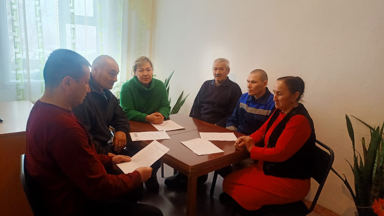 в селе Кожа прошли собрание местного сообщества