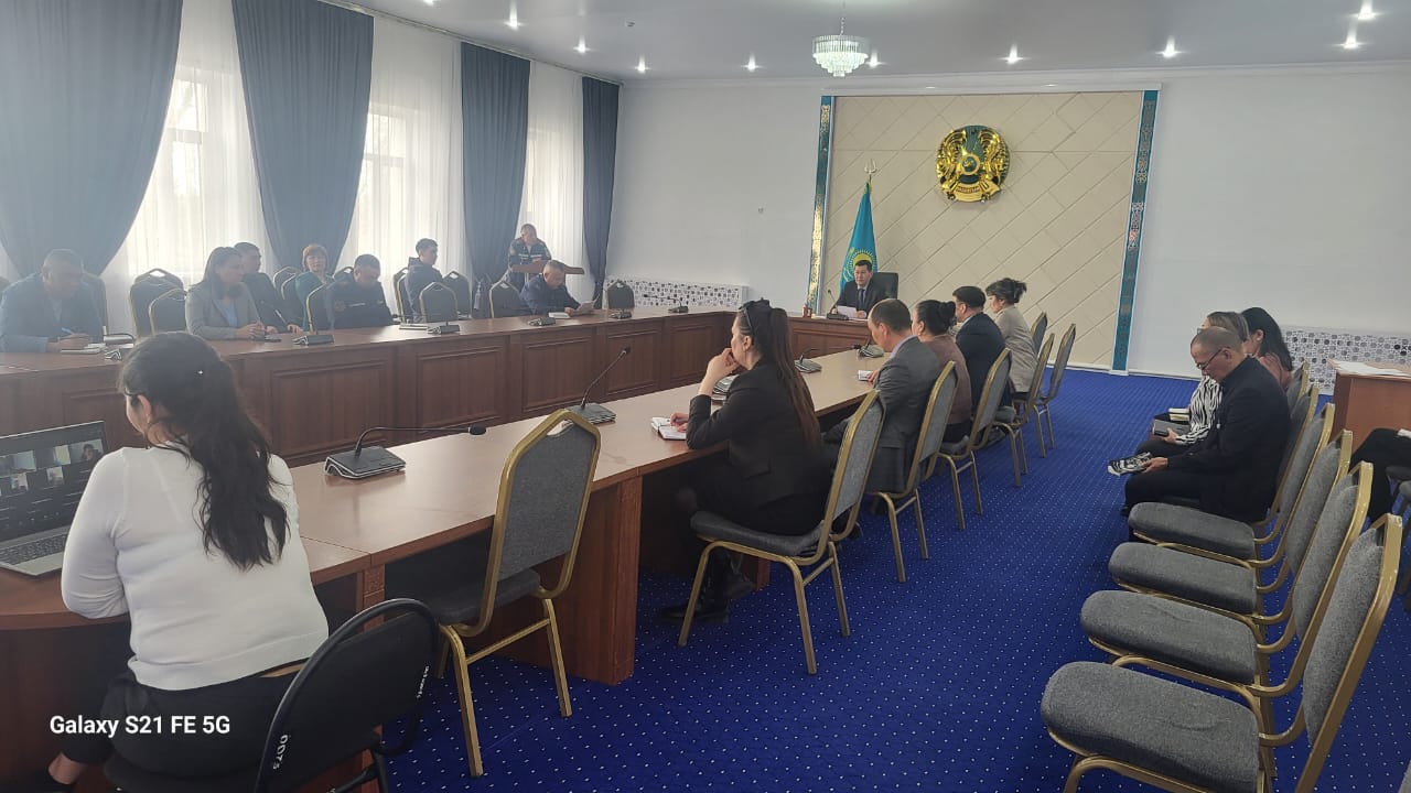 Под председательством Акима Уалихановского района М.Т.Абдулова проведено заседание комиссии по предупреждению и ликвидации чрезвычайных ситуаций