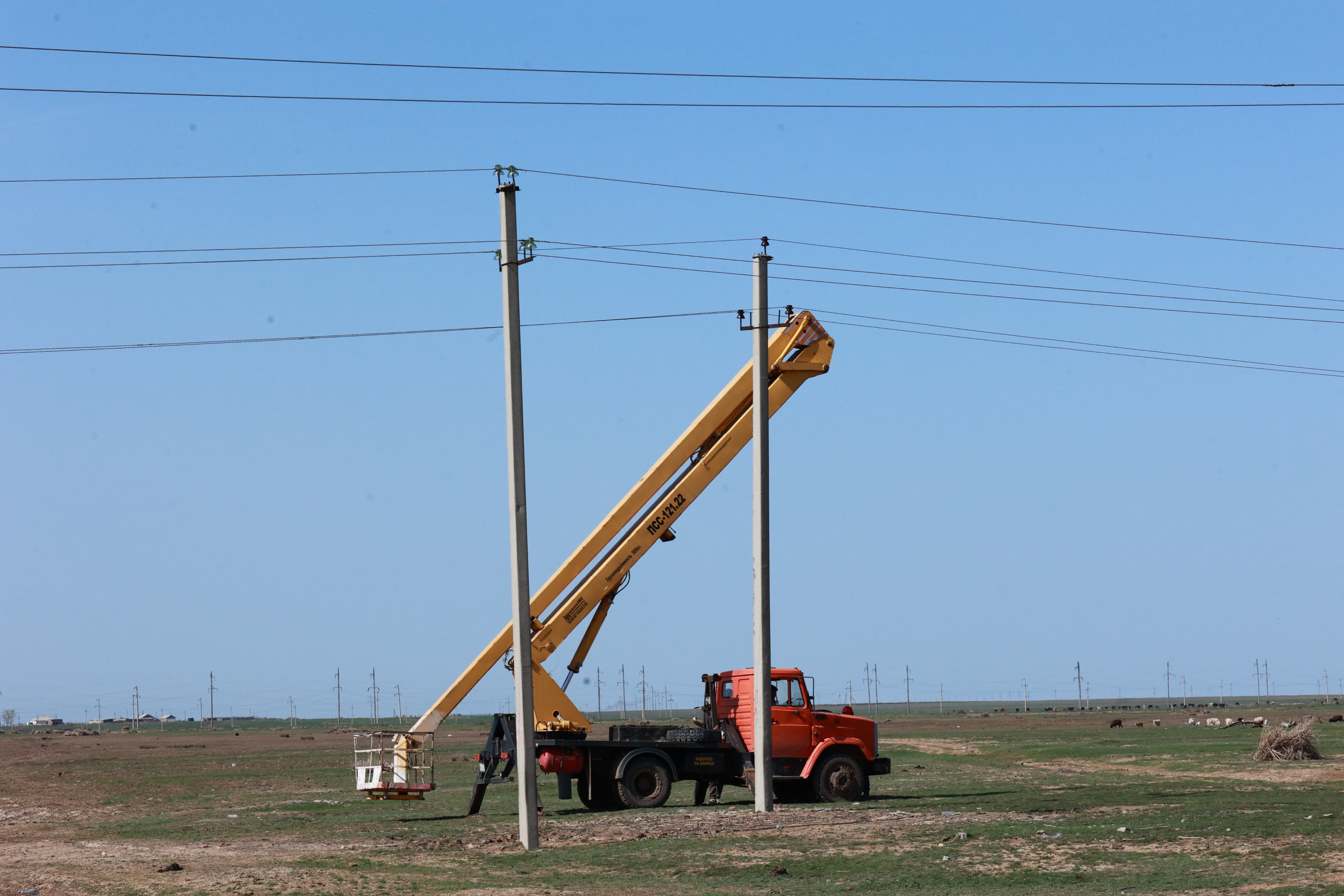 RESTORATION OF POWER SUPPLY AFTER FLOOD IN THE SOUTHERN REGION OF KOSTANAY REGION