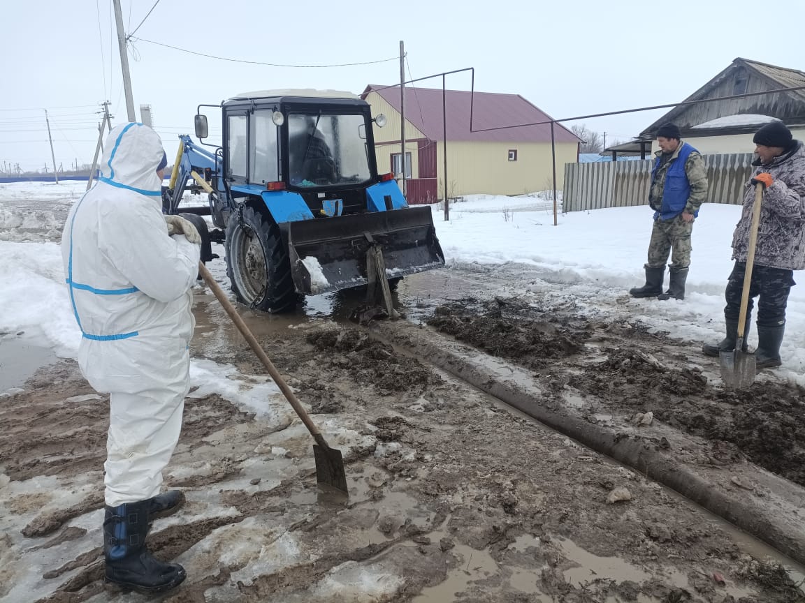 Жарсуат ауылдық округіндегі су тасқынына қарсы іс-шаралары