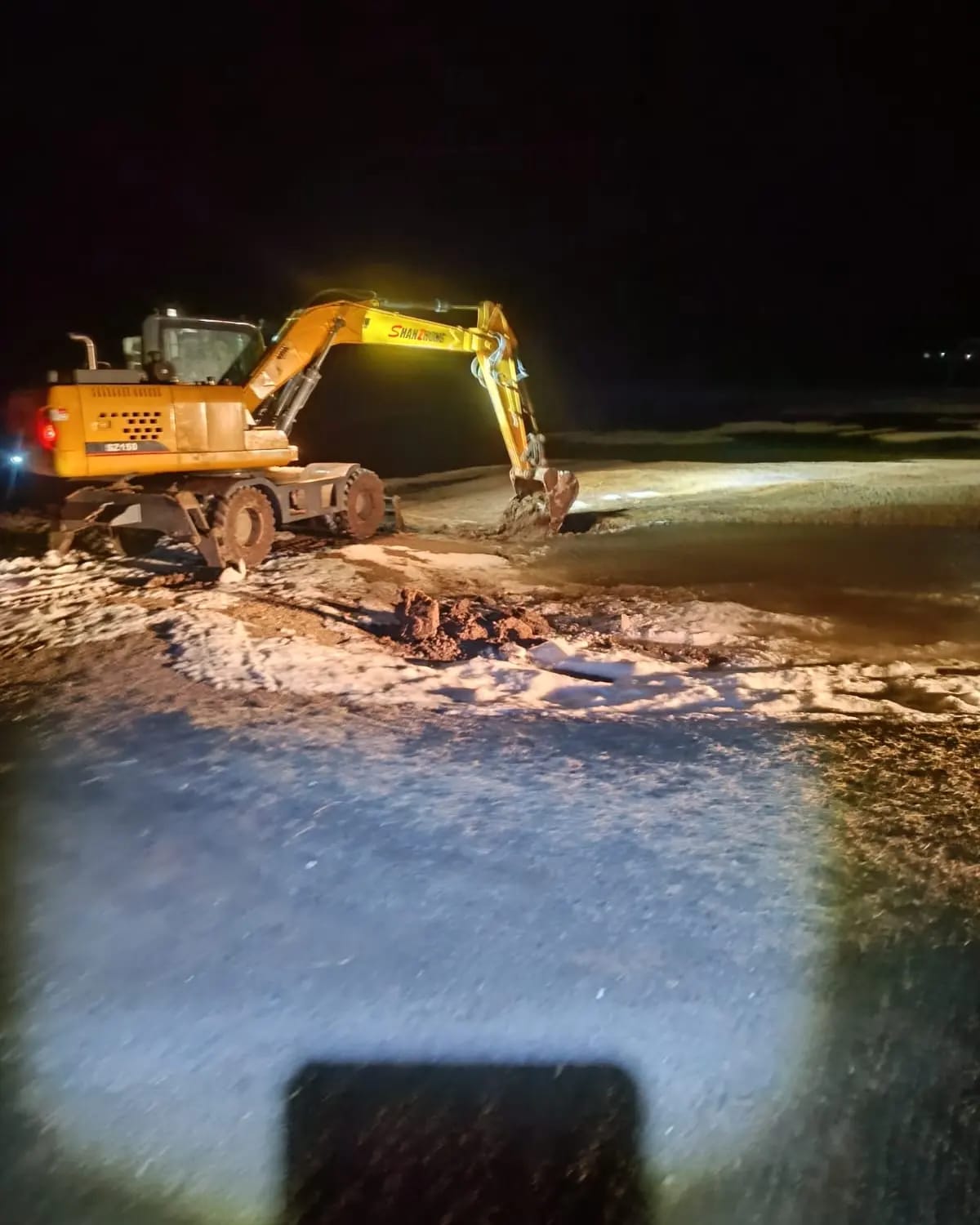 открытие водоотводных каналов