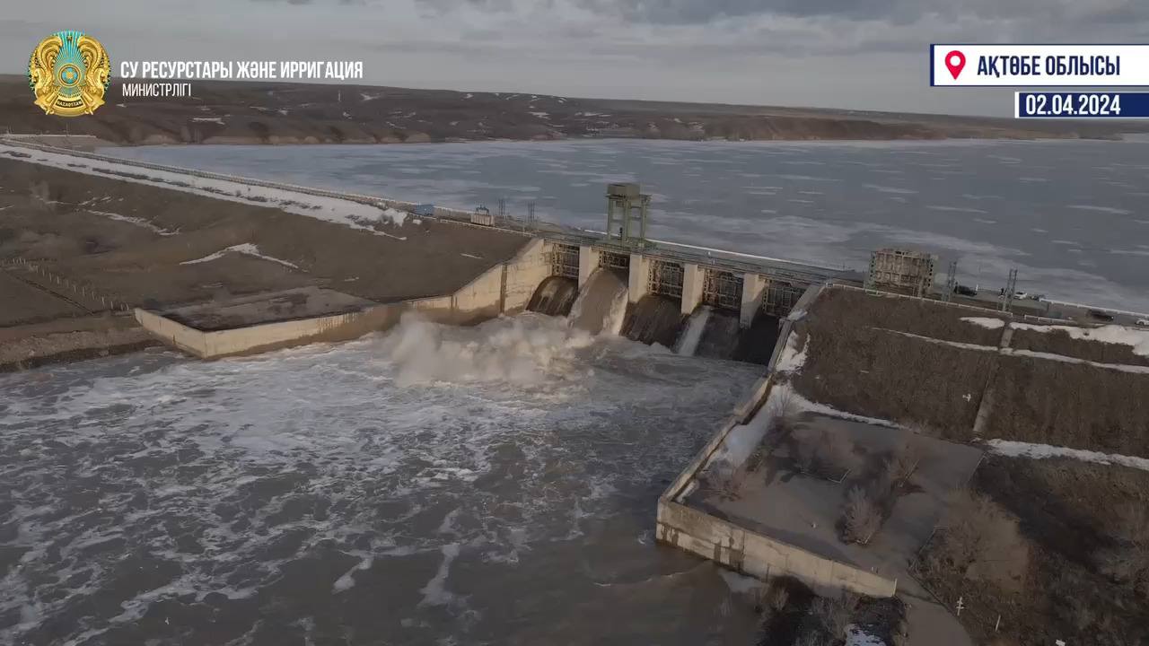 Актюбинское водохранилище, вмещающее 245 млн кубометров воды, наполнено на 89%