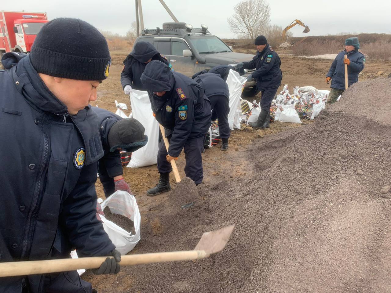 Противопаводковые работы продолжаются в Акмолинской области