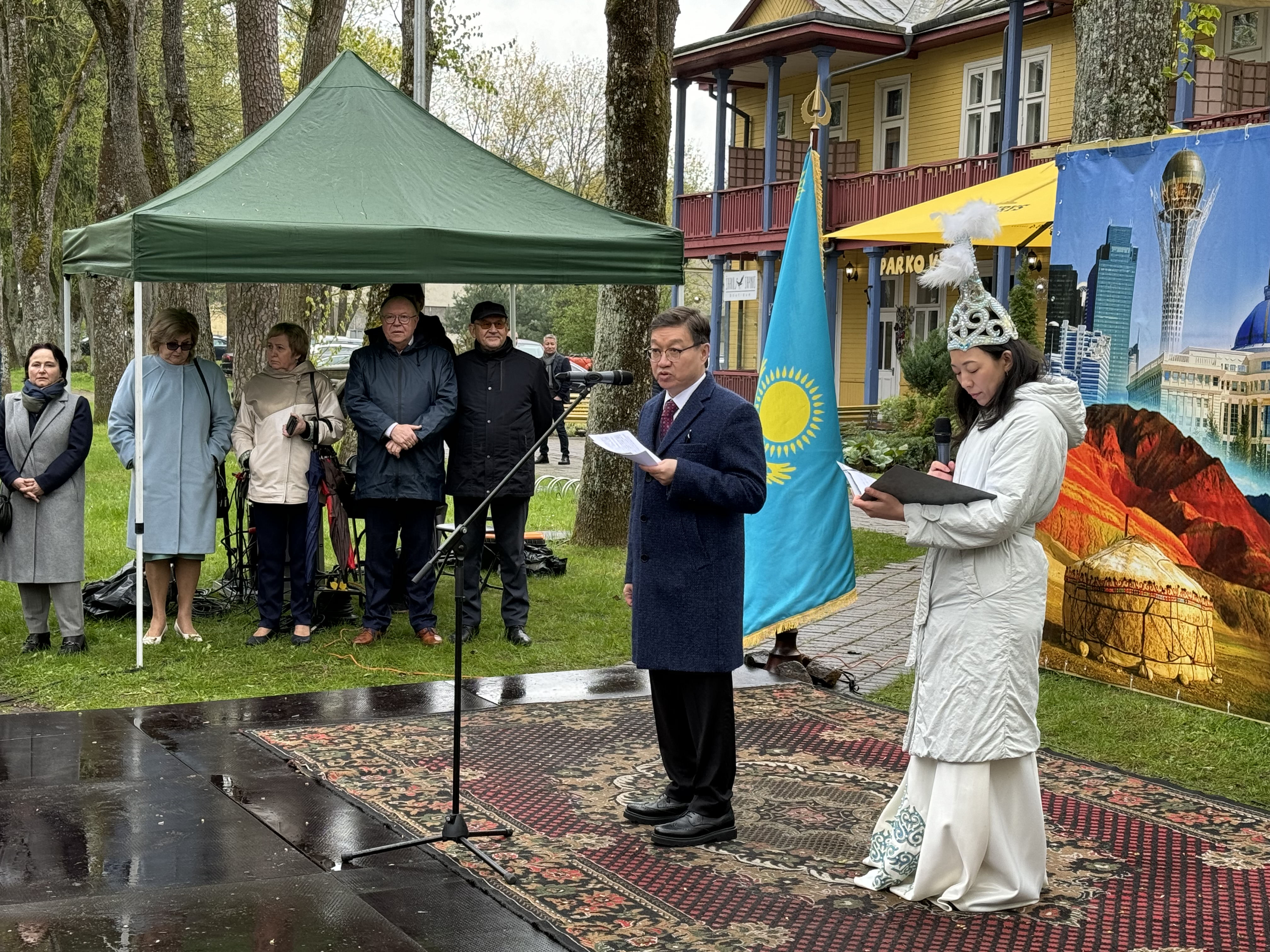 Nauryz was celebrated in the Lithuanian city of Druskininkai