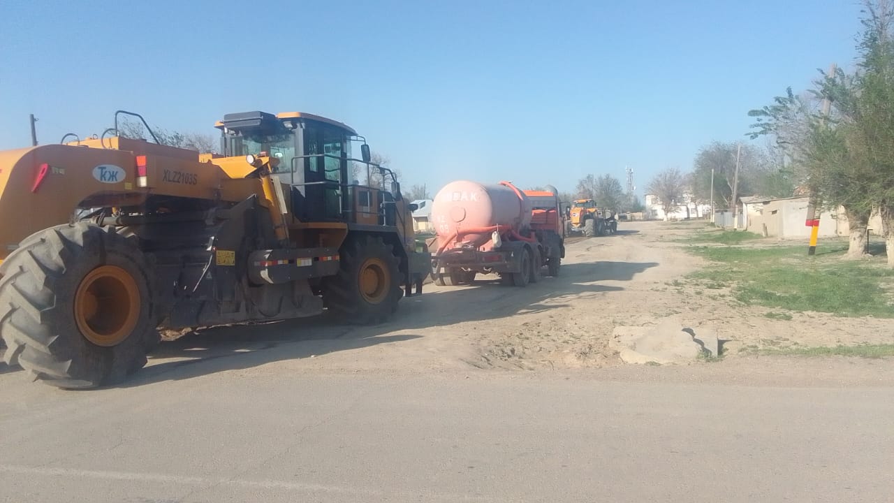 Ведется средний ремонт улиц Т. Аубакирова и Есмырзы