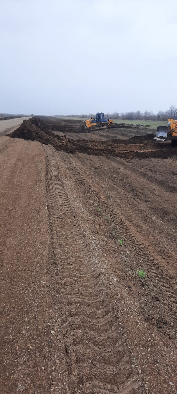 Сахновка ауылына кіреберіс жолды орташа жөндеу жұмыстары