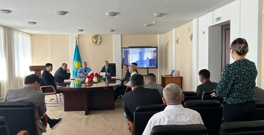 Представитель департамента юстиции Актюбинской области Т.Убишев принял участие в рабочей встрече Инвестиционного штаба. 