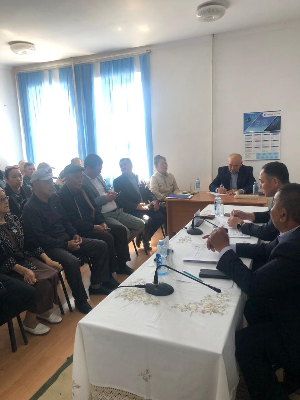 Очередная встреча акима района с населением