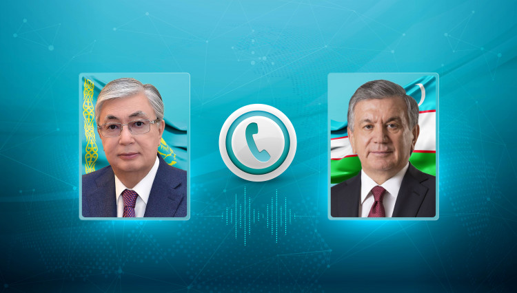 The Head of State held a telephone conversation with President of Uzbekistan Shavkat Mirziyoyev