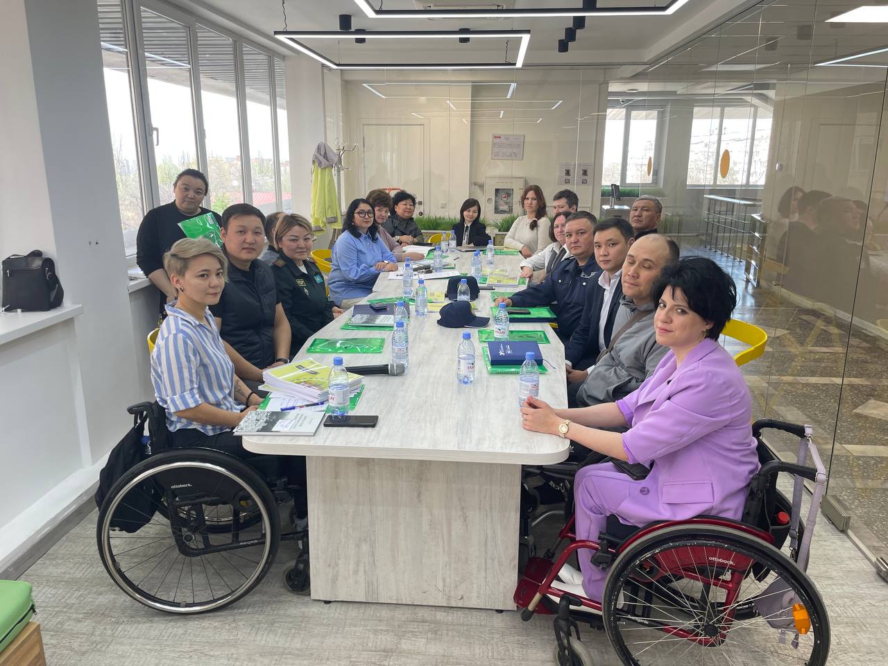 Спасатели Алматы приняли участие в инклюзивном проекте «Смягчение воздействия изменения климата на лица с инвалидностью»