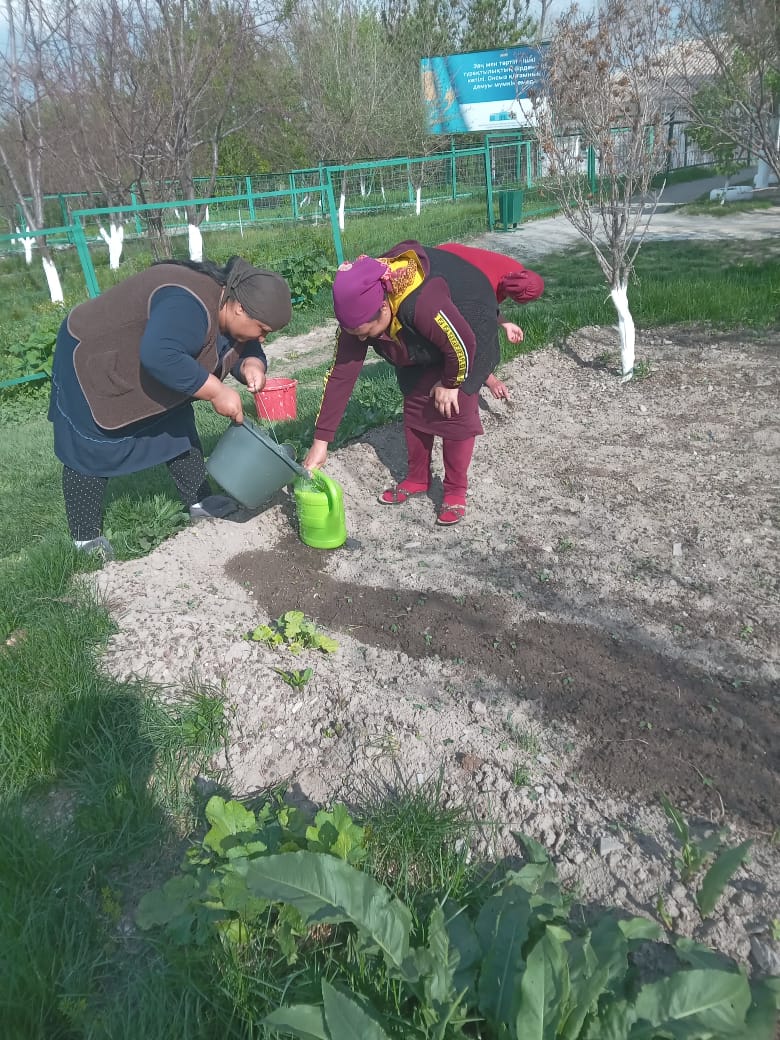 Қасқабұлақ ауылында сенбілік өтті.