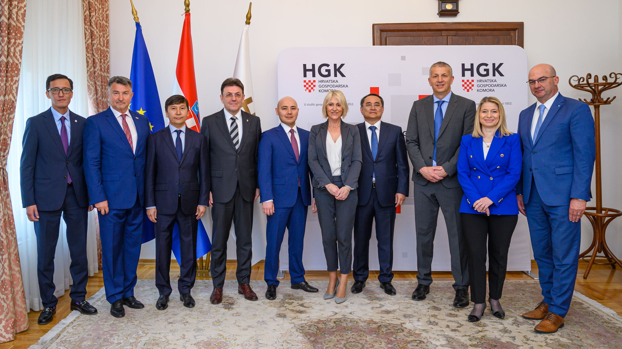 В Загребе состоялись инаугурационное заседание Делового Совета Казахстана и Хорватии и двусторонний Бизнес-форум