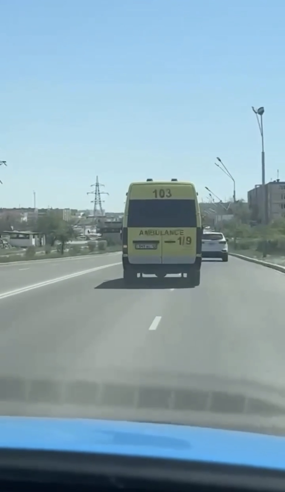 Актауское городское управление полиции: Водители, которые не уступили дорогу автомобилям скорой помощи, будут привлечены к ответственности