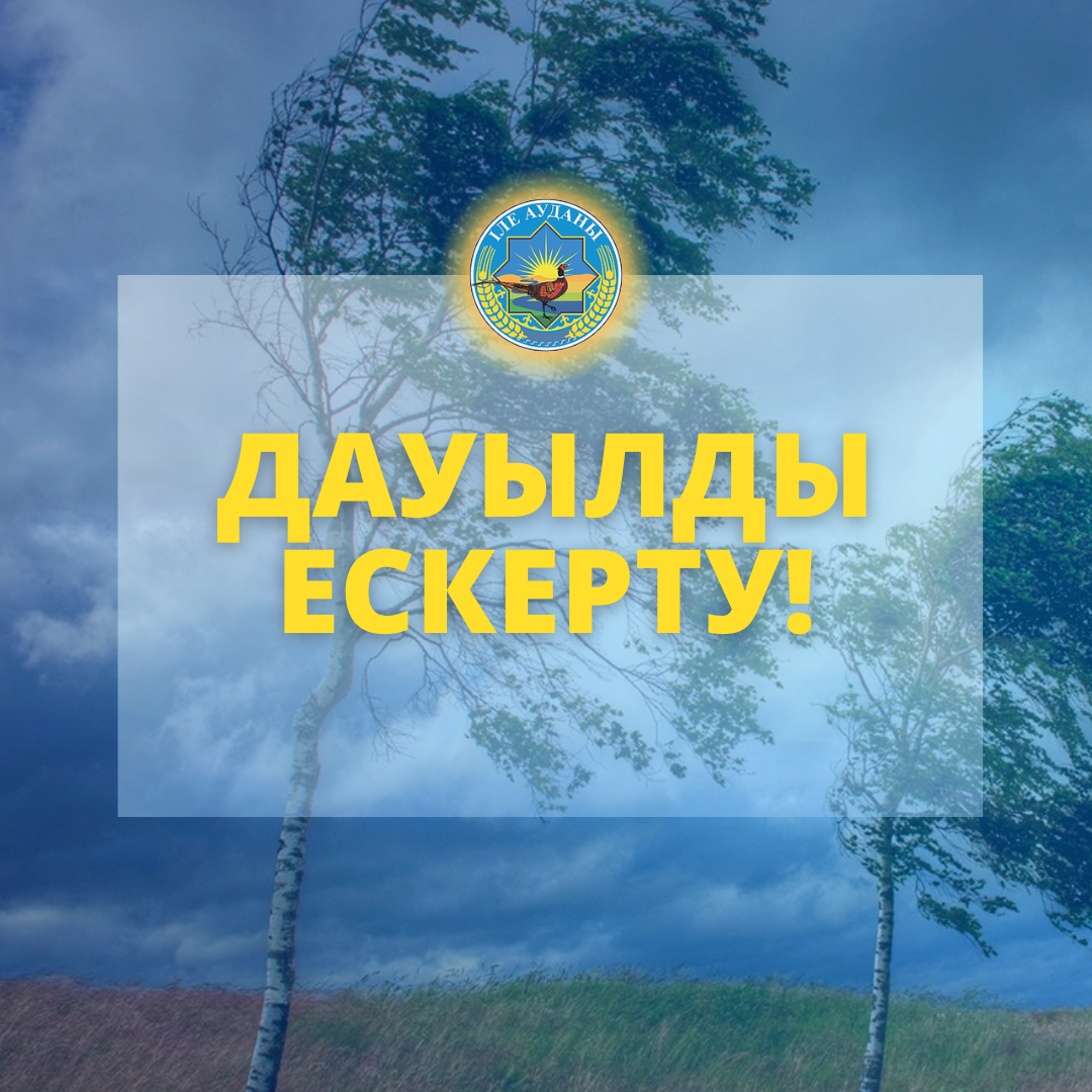 Дауылды ескерту № 19 қар көшкін қауіпі туралы