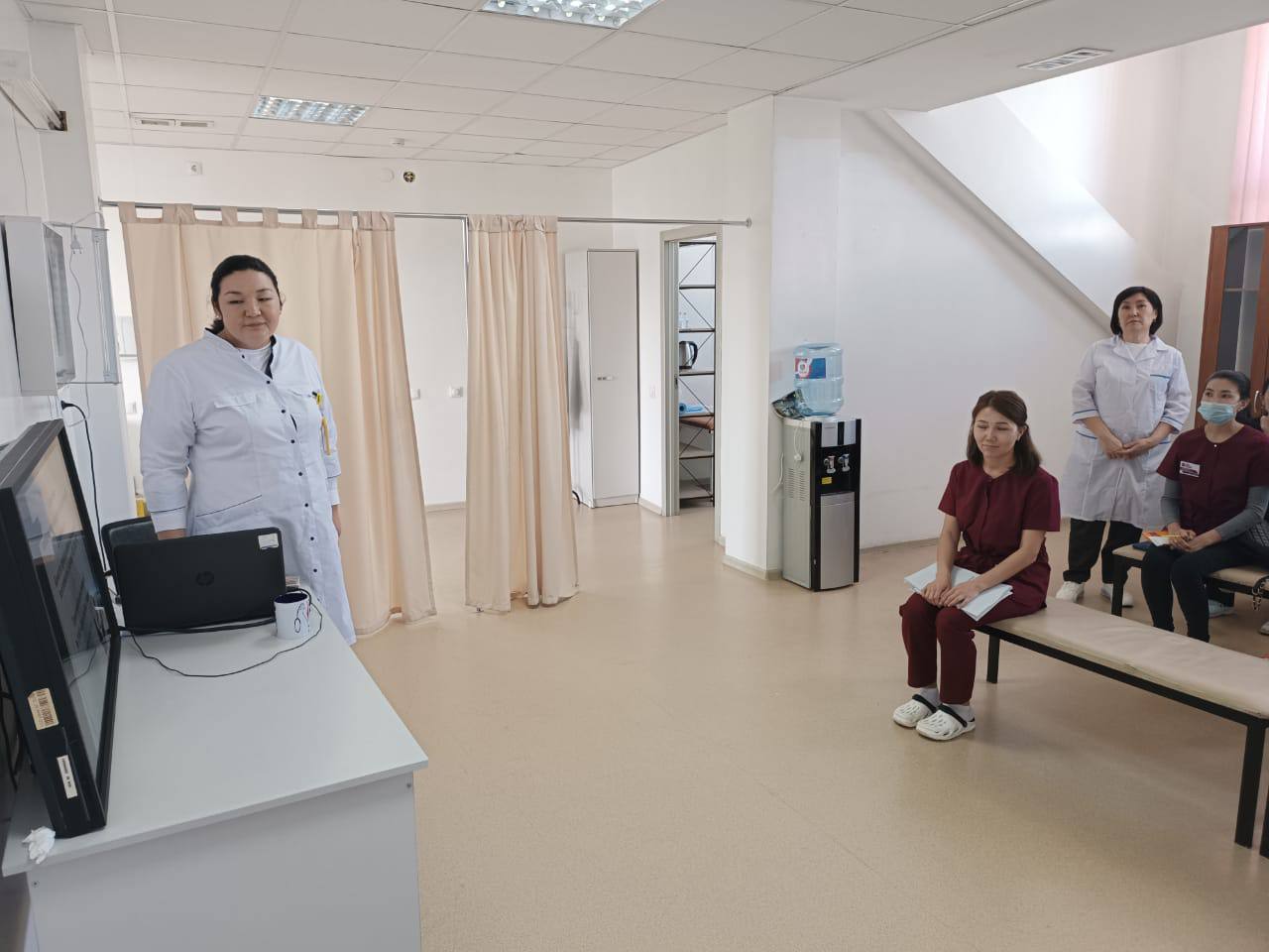 №5 ОМСЭ мамандарының "Open medical channel"ЖШС БП дәрігерлерімен бірлескен кеңесі өткізілді