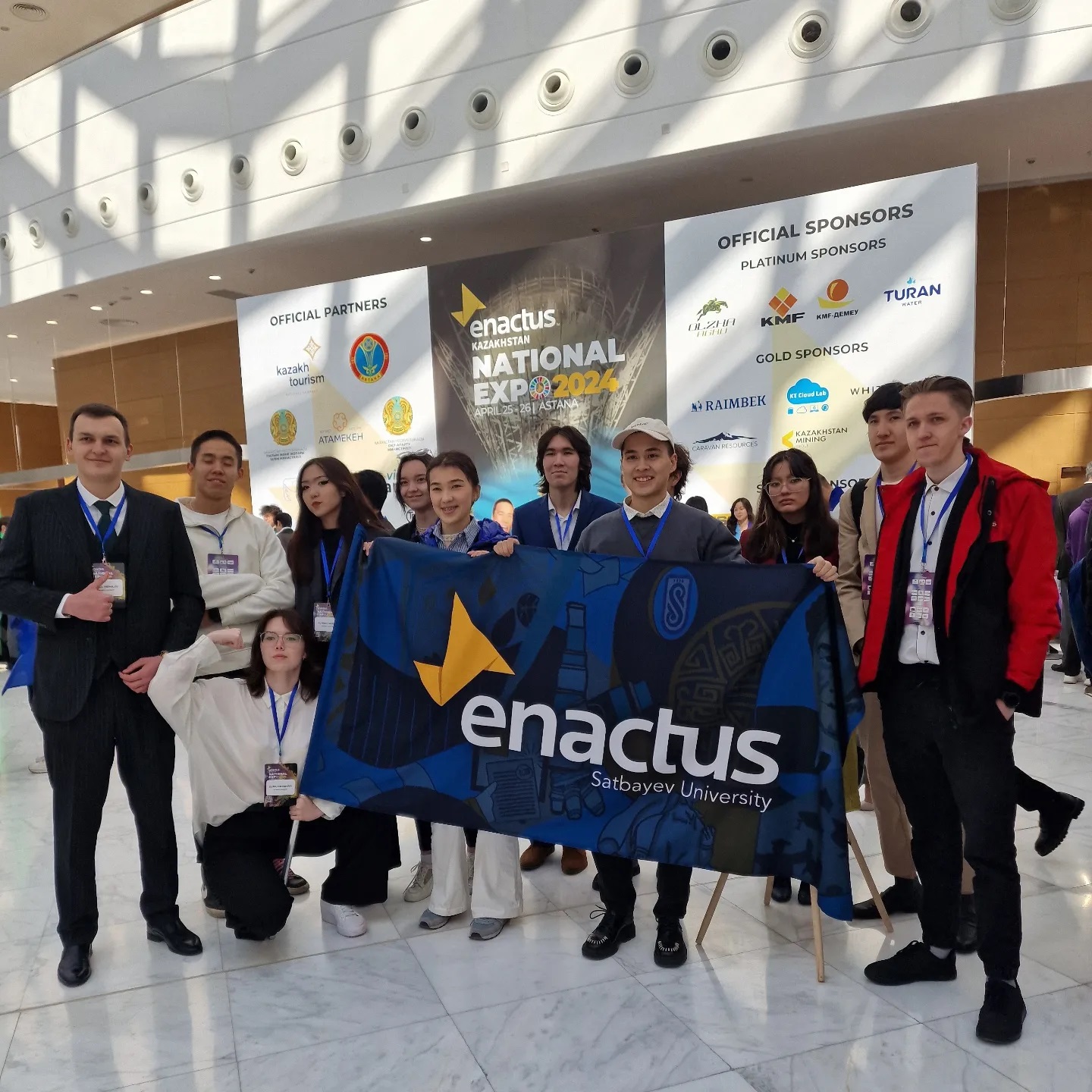 Астанада ENACTUS KAZAKHSTAN NATIONAL EXPO 2024 мектеп және студенттік кәсіпкерліктің, стартаптар мен инновациялардың Ұлттық кубогы өтуде.